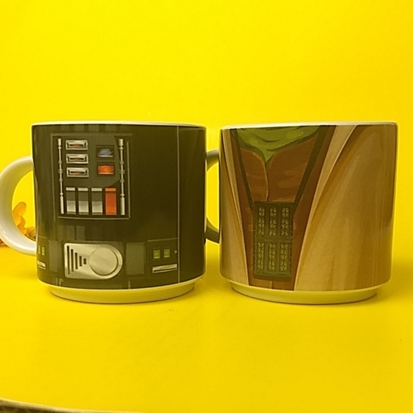 Star Wars Yoda and Vader coffee cup set - Picture 2 of 8